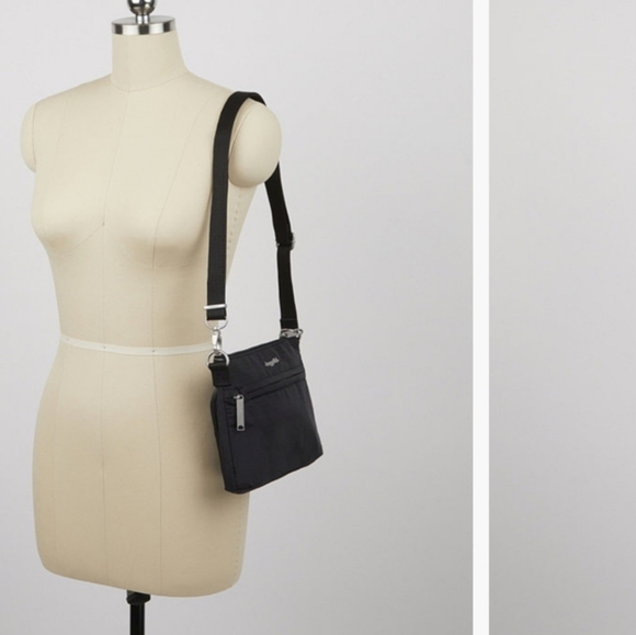 Baggallini Anti-Theft Memento Crossbody Bag | Black | NEW With Tags | Travel RFI - Picture 6 of 8
